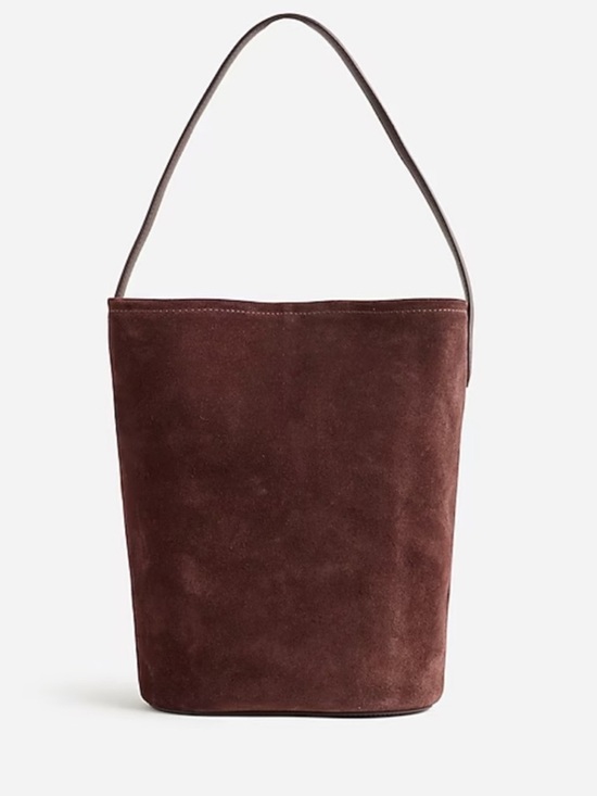 J. Crew Handbags - J.Crew Berkeley bucket bag in leather and suede